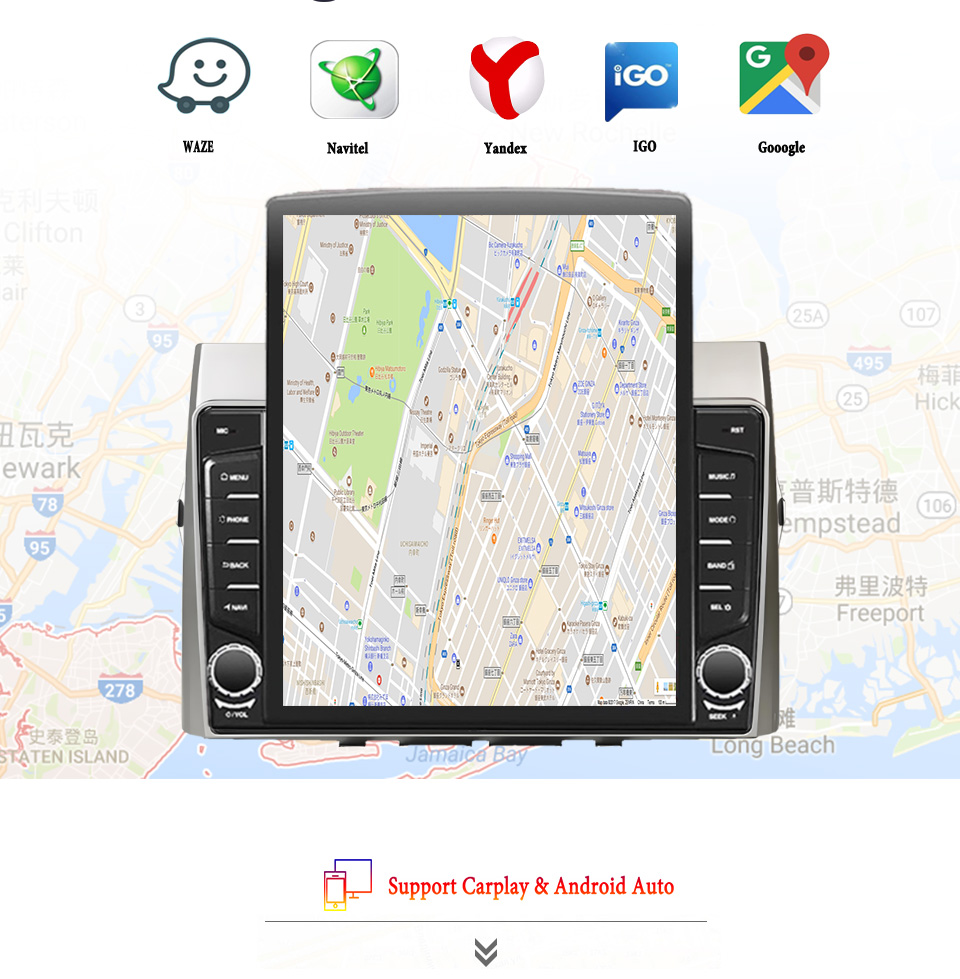 Tablet Danish Mobile & Accessories - Autoradio Android 14, 8 Go/128 Go,