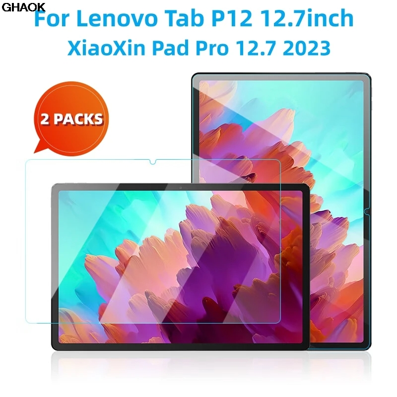 Lenovo Tablet P12 Accessories - Protecteur d'écran HD trempé, 2 pièces,