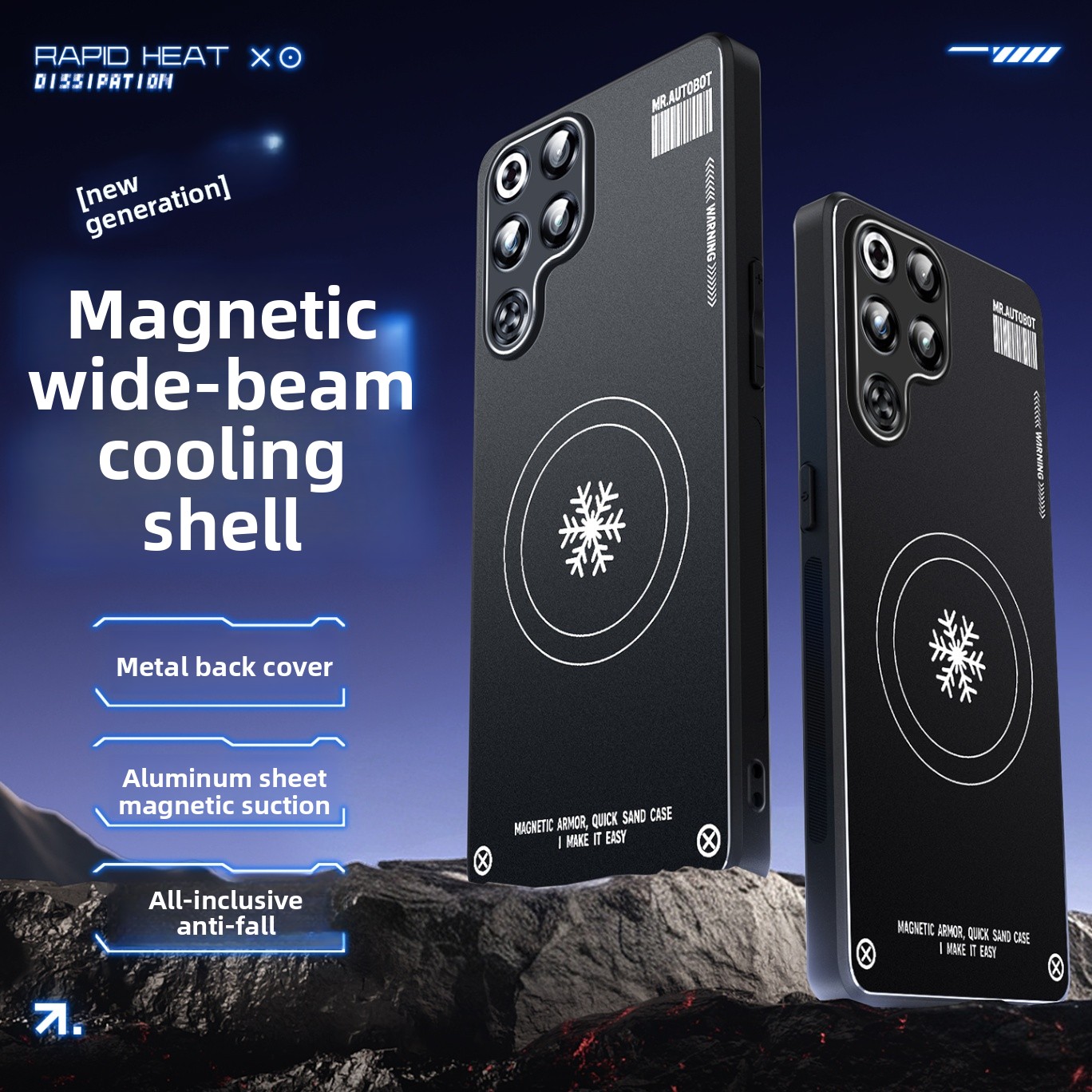 Redmagic Tablet Accessories - Étui magnétique pour ZTE Nubia Redmagic