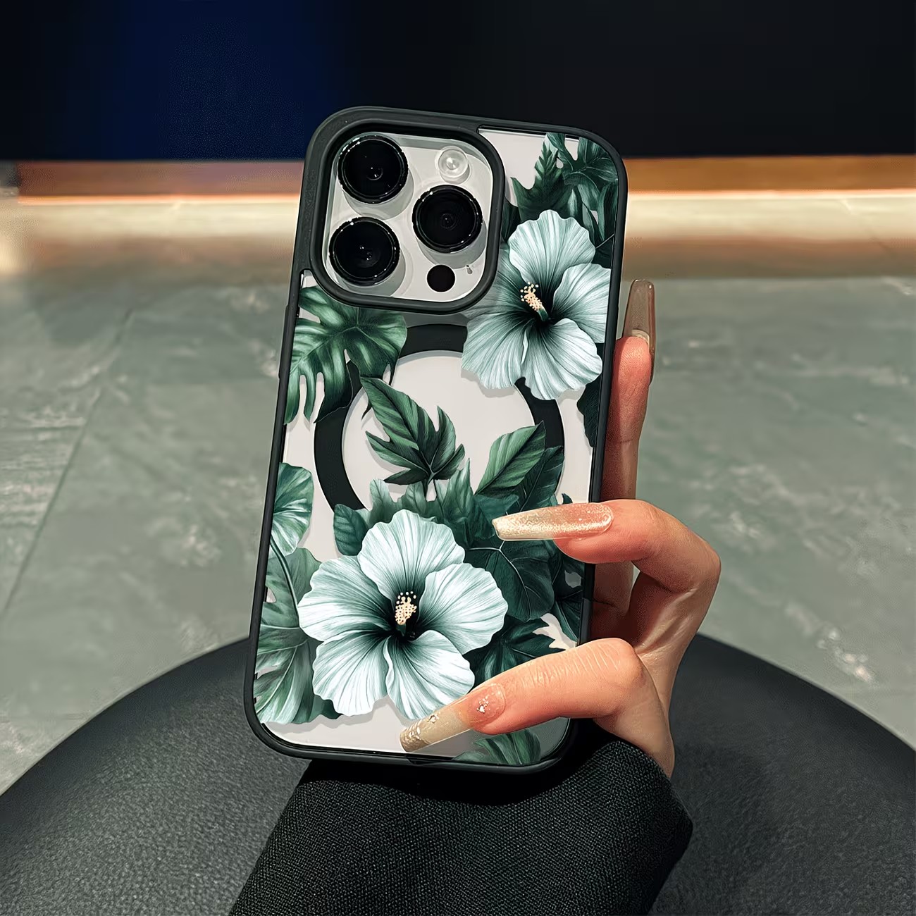 Apple Iphone 15 - Coque de téléphone transparente à imprimé