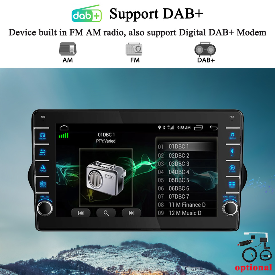 8G 128G Android 14 Carplay Aut - Tablet Danish Mobile & Accessories avis et prix