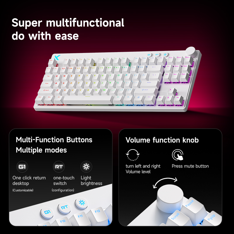Mchose Mix87 clavier à interru - Tablet Accessories For Gaming avis et prix